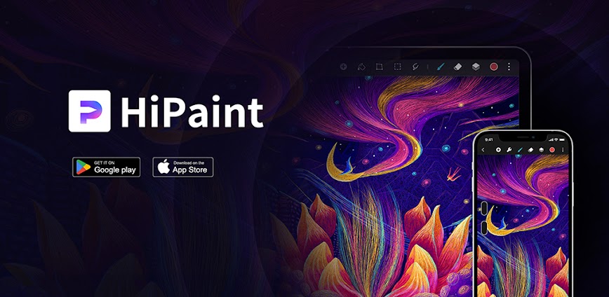 Hipaint :Sketch & Draw art background