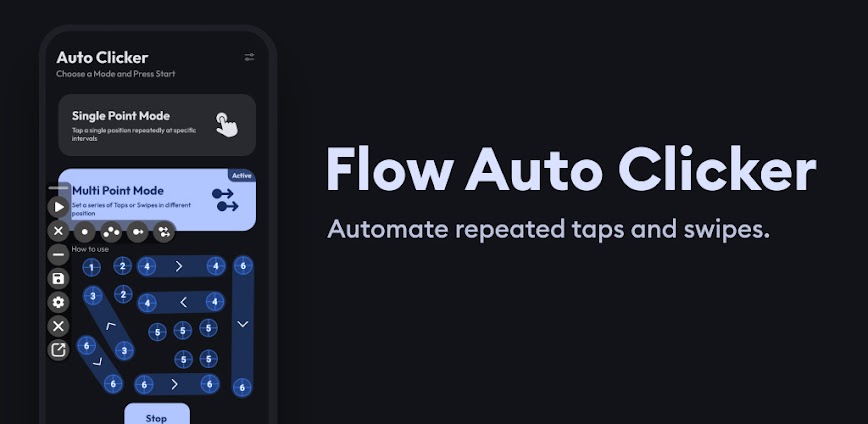 Flow Auto Clicker: Auto Tapper background