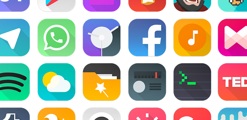 Aurora UI Square – Icon Pack background