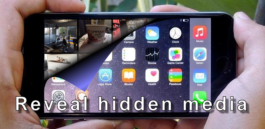 Reveal Hidden Media background