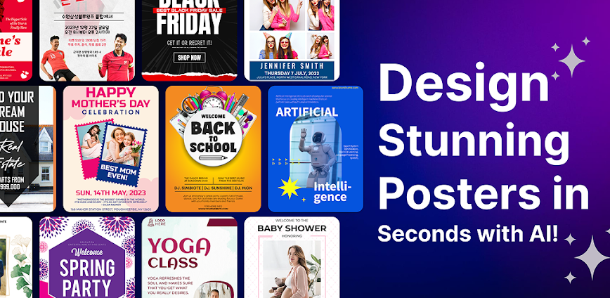 Poster Maker & Flyer Maker background