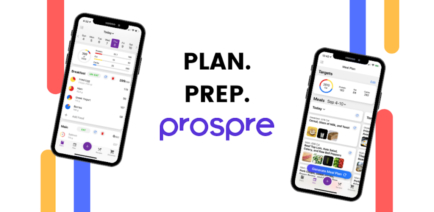 Prospre: Macro Meal Planner background