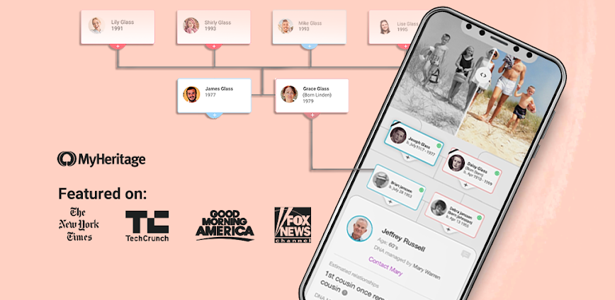 MyHeritage: Family Tree & DNA background