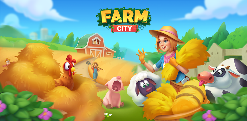Farm City: Farming & Building background