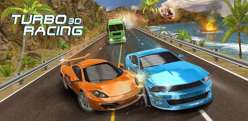 Turbo Driving Racing 3D background