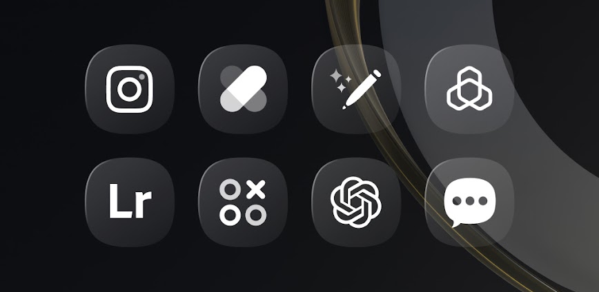 Glassify Icon Pack background