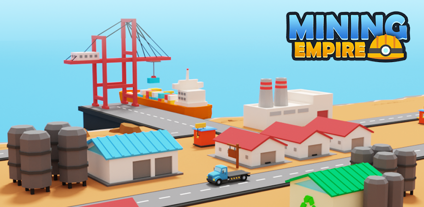 Mining Empire: Idle Metal Inc background