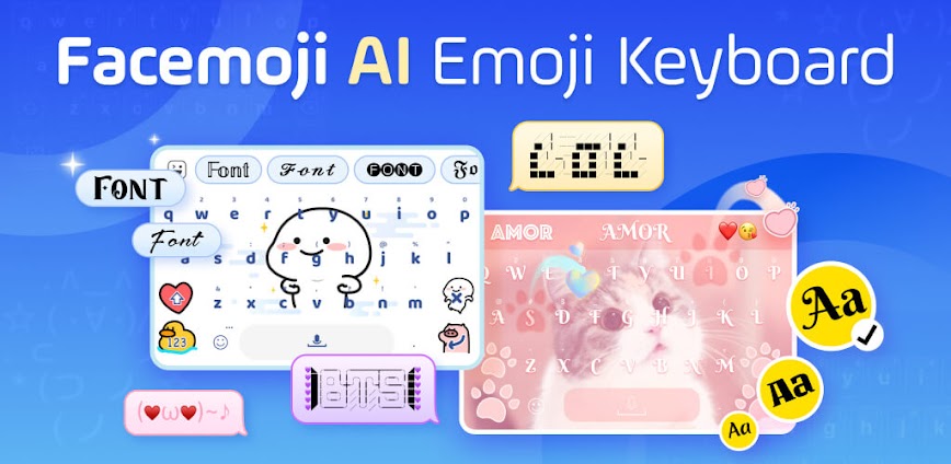 Facemoji AI Emoji Keyboard background