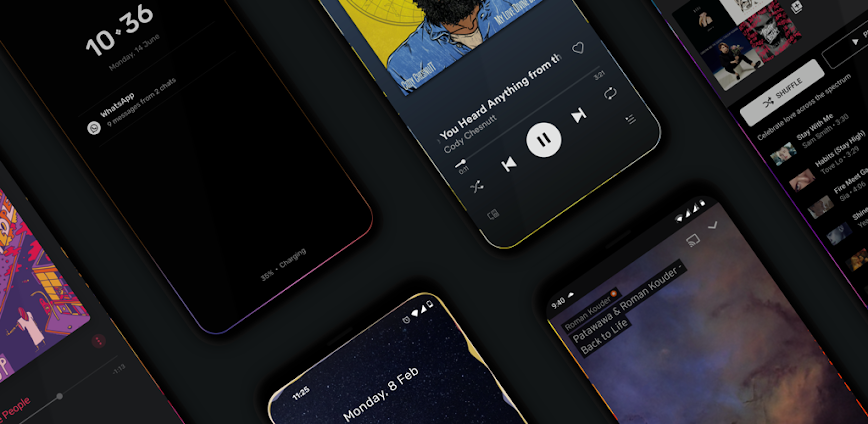 Muviz Edge: AOD & Edge Lights background