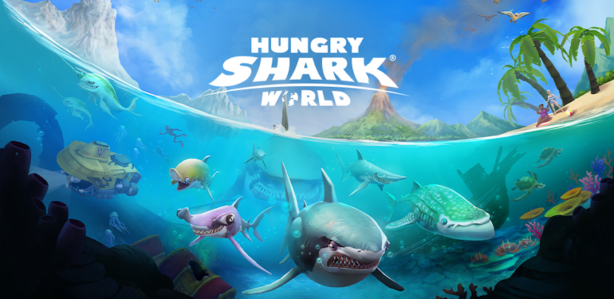 Hungry Shark World background