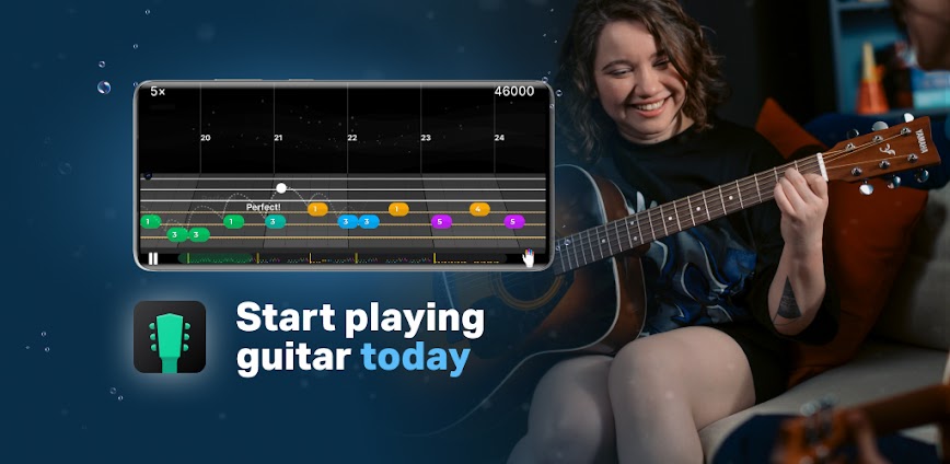Yousician: Learn & Play Guitar background