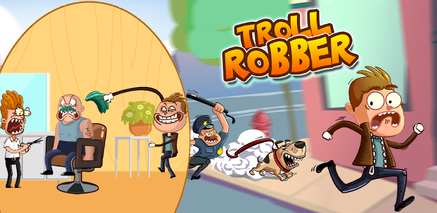 Troll Robber: Steal everything background
