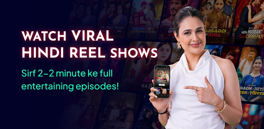 Viralo: Watch Hindi Reel Shows background
