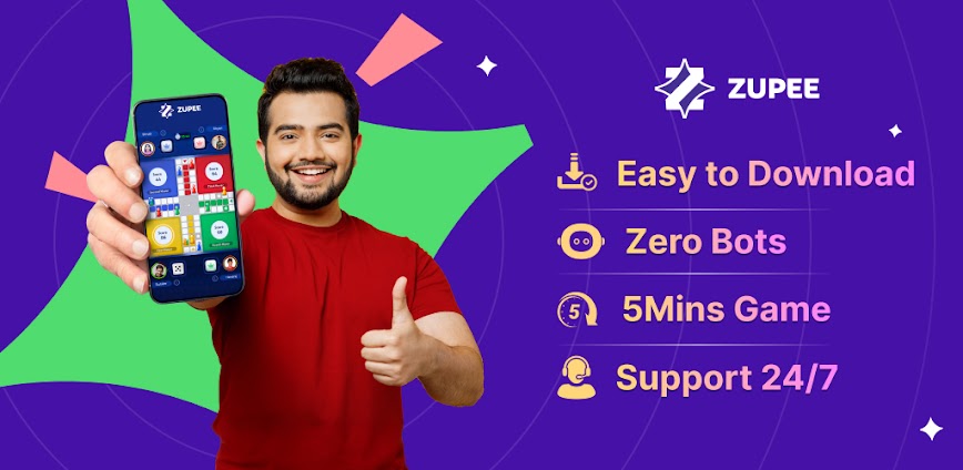 Zupee Ludo Online Fun Games background