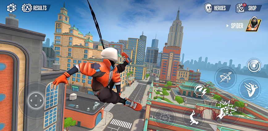 Spider Fighter 3: Action Game background